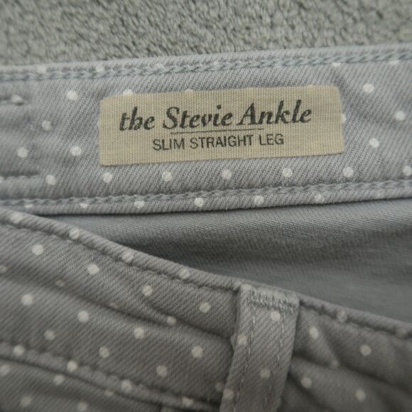 Adriano Goldschmied AG Women's 30 Low-Rise Stevie Ankle Slim Straight 27" Inseam - Picture 11 of 15